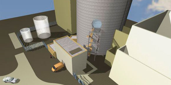 construcción auxiliar en centrales nucleares